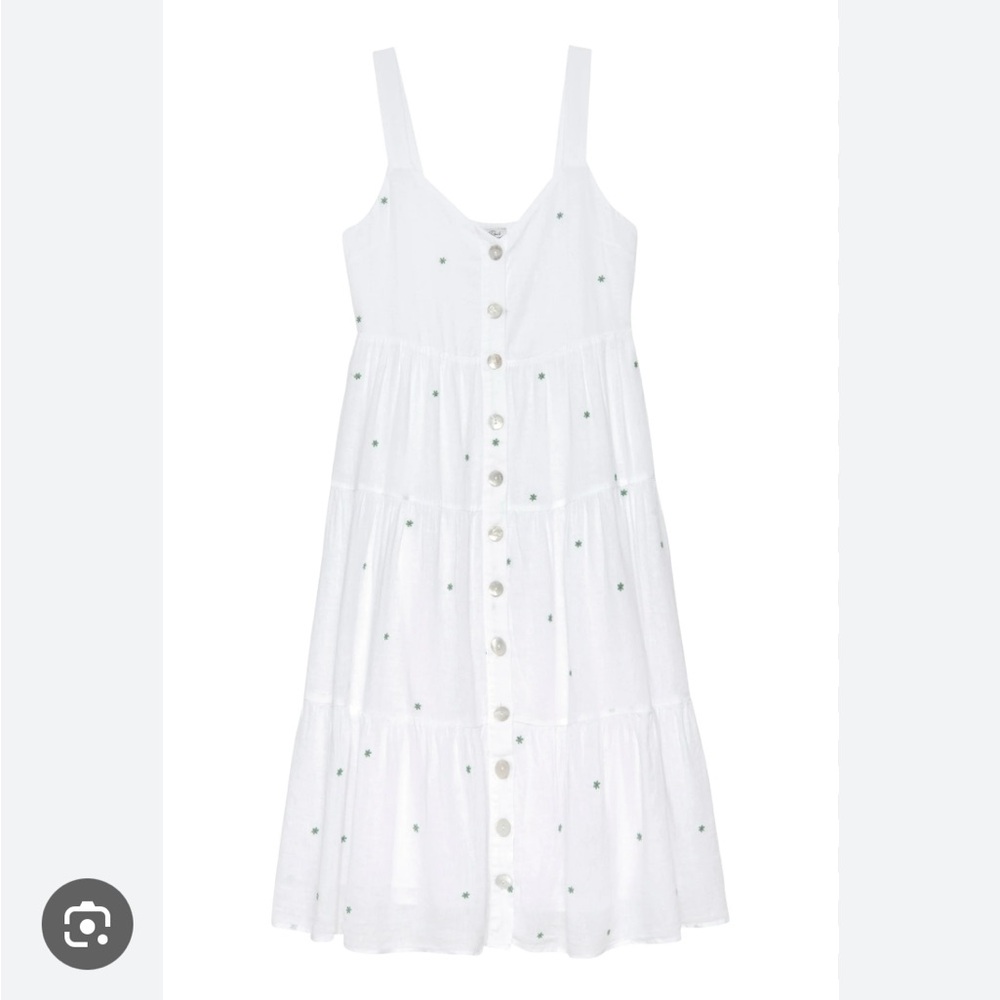 Rails Violet Dress - Green Daisy Embroidery - Picture 5 of 8
